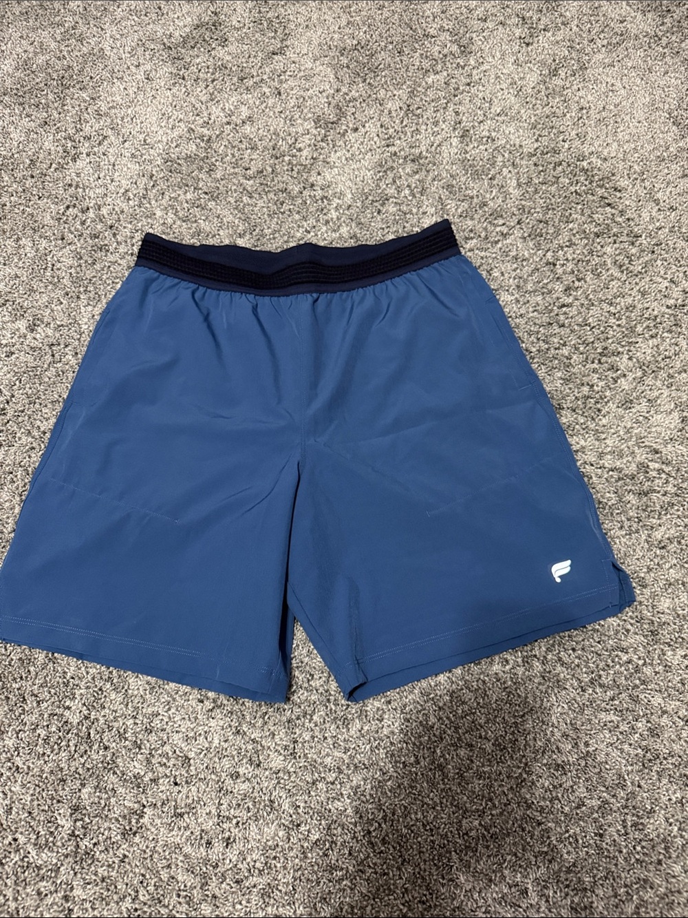 Fabletics Men's Navy & Blue Athletic Shorts